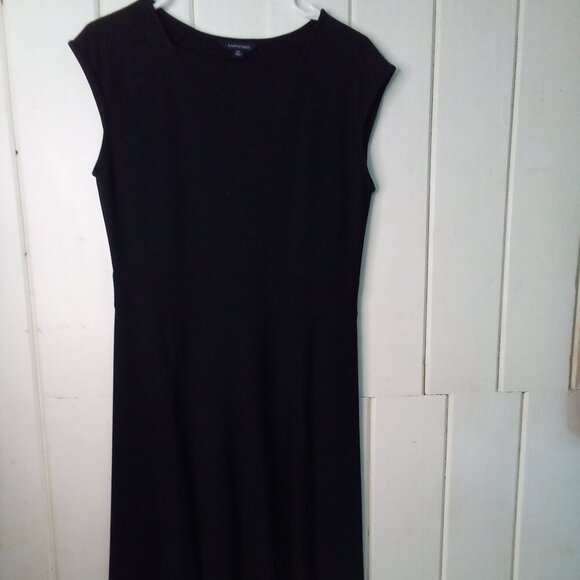 Lands' End Dress Women S 6-8 Sleeveless Classic Heritage Black - Picture 1 of 16